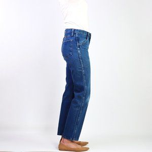 Vintage 90s High Rise Mom Jeans Rustler W29 Straight Leg Faded Denim Dis…